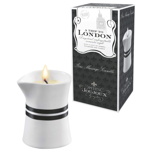 Petits Joujoux London - Massagekerze - Rhabarber-Ambra (120ml)