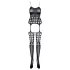Obsessive G310 - gepunktetes Netz-Set - schwarz (S-L)