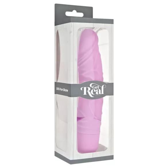 Classic Get Real - lebensechter Silikon-Vibrator (pink)