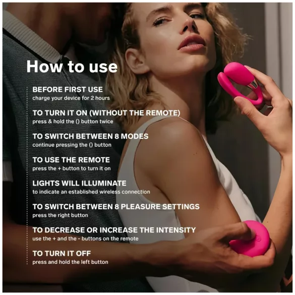 LELO Tiani 3 - Silikonpaarvibrator (lila)