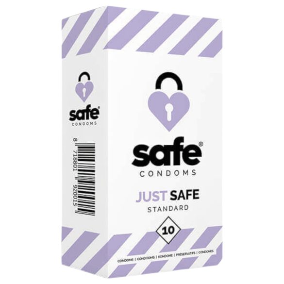 SAFE Just Safe - Standardkondom - Vanille (10 Stk.)