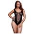 BACI Plus Size - Raffiniertes Netz-Body - Schwarz (XL-XXL)