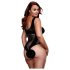 BACI Plus Size - Raffiniertes Netz-Body - Schwarz (XL-XXL)