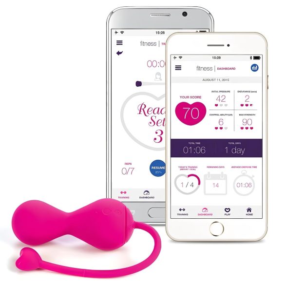LOVELIFE BY OHMIBOD - KRUSH - Intelligente, wiederaufladbare Liebeskugeln (Pink)