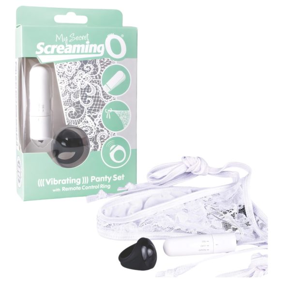 MySecret Vibro-Slips - Funk-Fernbedienung - Weiß (S-L)
