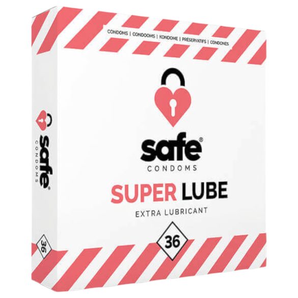 SAFE Super Lube - extra gleitfähige Kondome (36 Stk.)