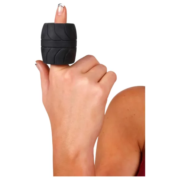 Perfect Fit - SilaSkin Hodenring und -strecker (schwarz)