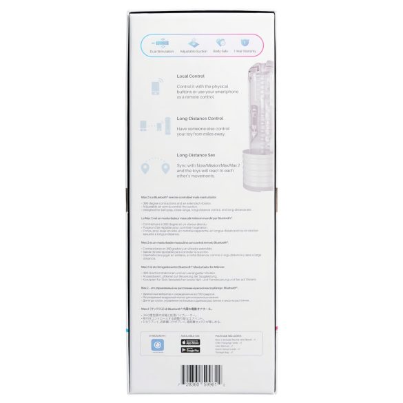 LOVENSE Max 2 - intelligenter Masturbator (weiß)