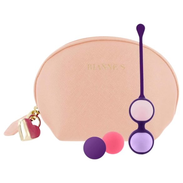 Rianne Essentials - Anpassbares Ben Wa Kugel-Set (Nude)