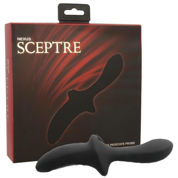 Nexus Sceptre - Silikon Prostata-Massager Vibrator (Schwarz)