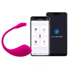   Lovense Lush 2 - tragbares app-gesteuertes Vibrations-Ei (Pink)