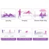 Lovense Lush 2 - tragbares app-gesteuertes Vibrations-Ei (Pink)