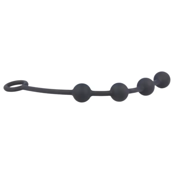 Nexus Excite - 4-fach Analperlen-Dildo - Schwarz (klein)