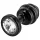 DIOGOL Anni - gerippter Analplug - Schwarz - (3 cm)