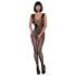 Obsessive N112 - Netz-Overall mit Engelsflügeln - Schwarz (S-L)