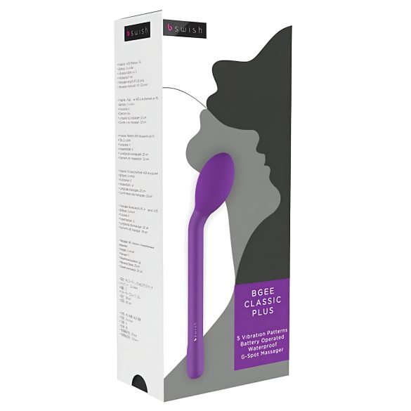B SWISH Bgee Classic Plus - Wasserdichter G-Punkt Vibrator (Lila)
