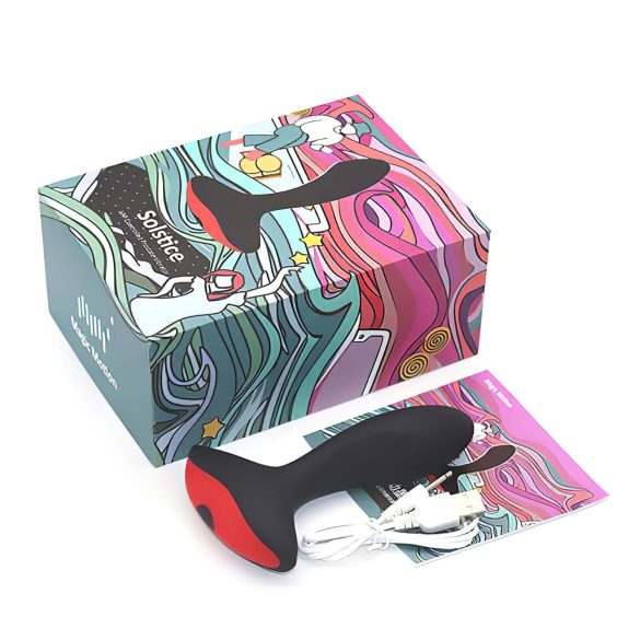 Magic Motion Solstice - Intelligenter, akkubetriebener Prostatavibrator (schwarz)