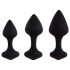 FEELZTOYS Bibi - Anal Plug Set - Schwarz (3-teilig)