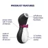 Satisfyer Penguin - Akku-Vibrator, wasserdicht (schwarz-weiß)