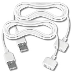 Satisfyer - Magnetisches USB-Ladekabel, 2 Stück (weiß)