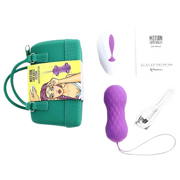 FEELZTOYS Twisty - Rotierendes Vibrations-Ei (Lila)