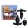 FEELZTOYS Funkybutts - Wiederaufladbares Anals-Vibrator-Set mit Fernbedienung (Schwarz)