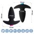 FEELZTOYS Funkybutts - Wiederaufladbares Anals-Vibrator-Set mit Fernbedienung (Schwarz)