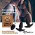 FEELZTOYS Funkybutts - Wiederaufladbares Anals-Vibrator-Set mit Fernbedienung (Schwarz)