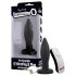 Screaming Plug - Akku, Funk Analdildo (Schwarz)