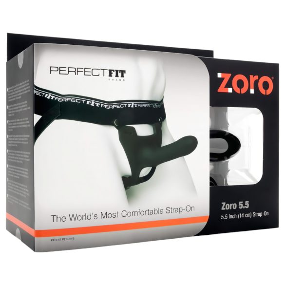 Perfect Fit ZORO 5.5 - Umschnalldildo (14 cm) - Schwarz