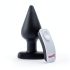 Schreiender Plug XL - Analvibrator (Schwarz)