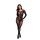 Baci - Langarm Netz-Catsuit mit Muster - Schwarz (S-L)