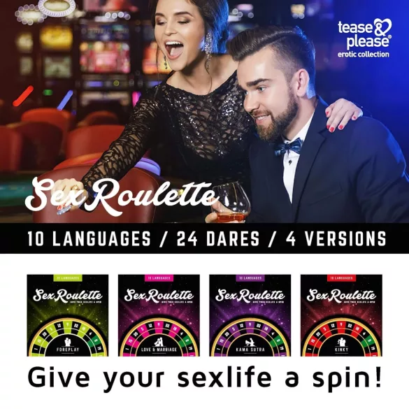 tease & please - Sexroulette Vorspiel - Roulette-Brettspiel für Paare