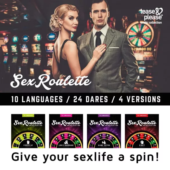 tease & please - Sexroulette Vorspiel - Roulette-Brettspiel für Paare