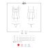 Obsessive Lovica - Spitze Strapstop & String (Rot)