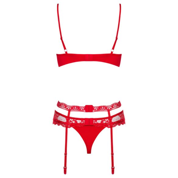 Obsessive Heartina - Dessous-Set (Rot) - L/XL