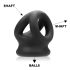 OXBALLS Tri-Squeeze - Penisring (Schwarz)