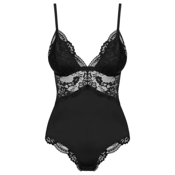 Obsessive 810-TED-1 - Spitzen-Body (Schwarz)