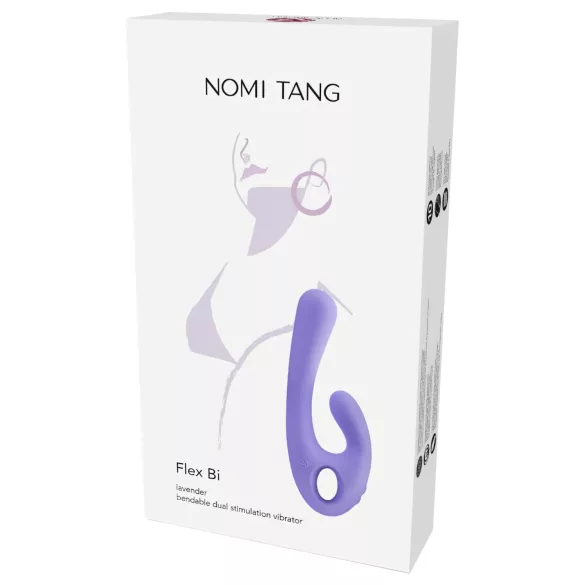 Nomi Tang Flex Bi - Wiederaufladbarer Vibrator mit Klitorisarm (Lila)
