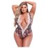 Baci Plus Size - Blumenspitzen-Body