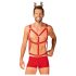 Obsessive Mr Reindy - Herren Rentier Kostüm (3-teilig) - Rot - L/XL