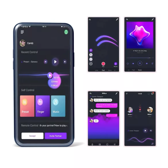 Magic Motion Rise - App-gesteuerter Vibrations-Penisring für Männer (grün)