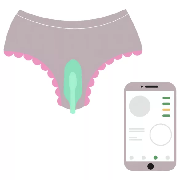 Magic Motion FitCute - App-gesteuerte vibrierende Liebeskugel (Mint)