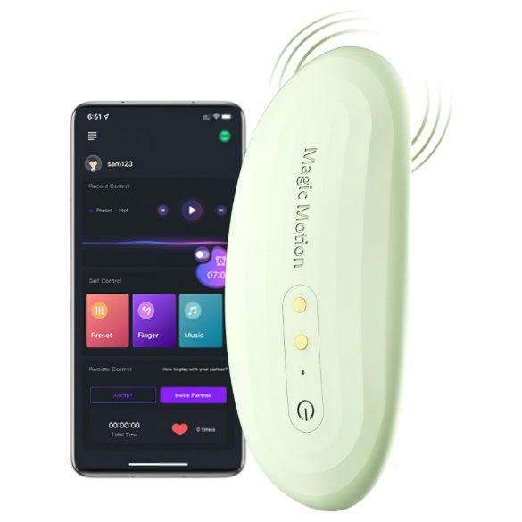 Magic Motion Nyx - Intelligenter Slip-Vibrator (Grün)