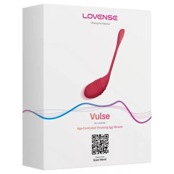 LOVENSE Vulse - intelligentes, stoßendes Vibro-Ei (rot)