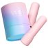 Vush Pop Gloss - Wiederaufladbarer wasserdichter Mini-Vibrator (Pink)