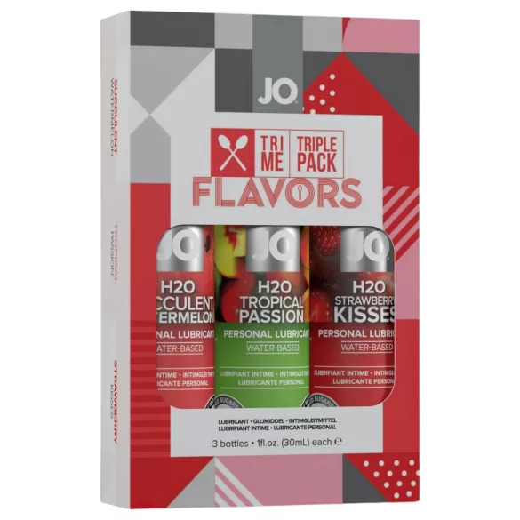 JO System Flavors - Set mit aromatisierten Gleitgelen
