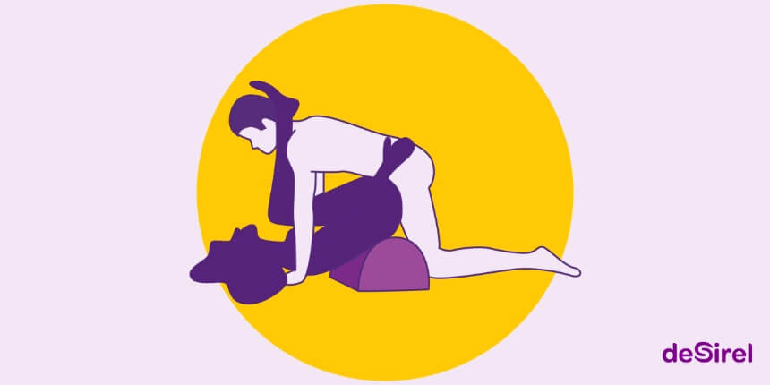 Sexstellung B Flip mit dem Desirel Magic Sexkissen | Desirel.at Sexshop